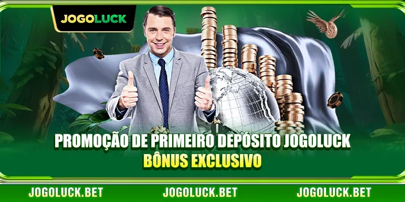 Promoção de Primeiro Depósito JOGOLUCK - Bônus Exclusivo
